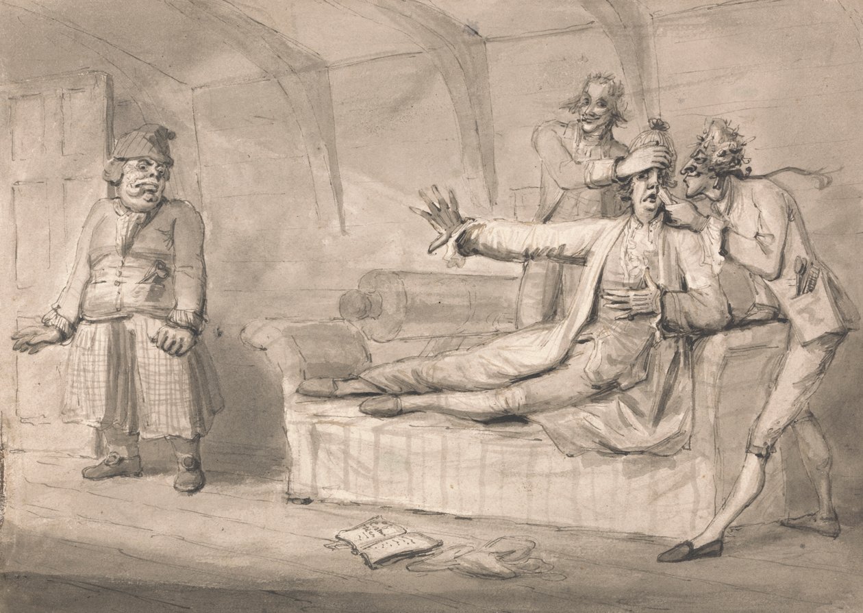 Morgan beleidigt die empfindlichen Organe von Captain Wiffle von Samuel Collings