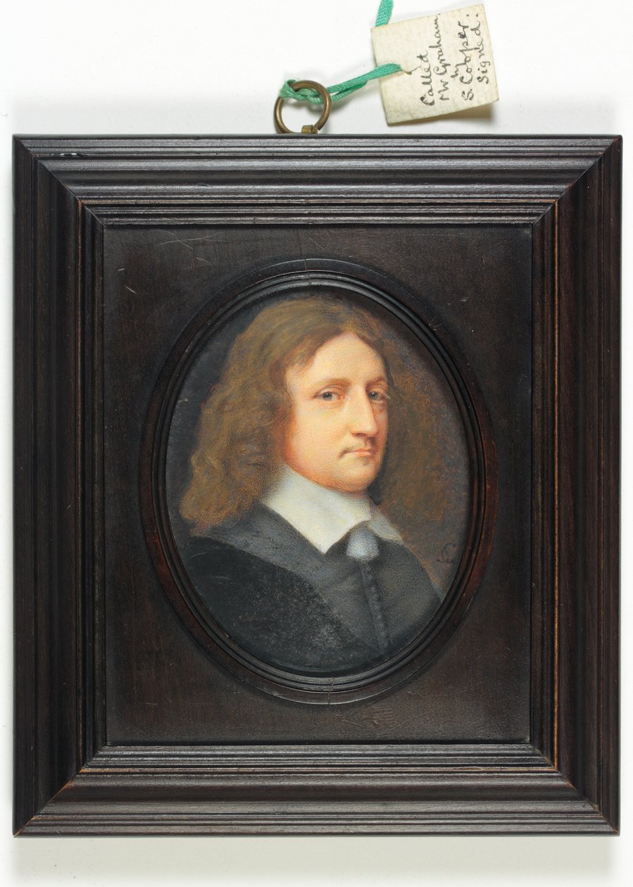 Ein Gentleman in einem dunkelgrauen Mantel, als 