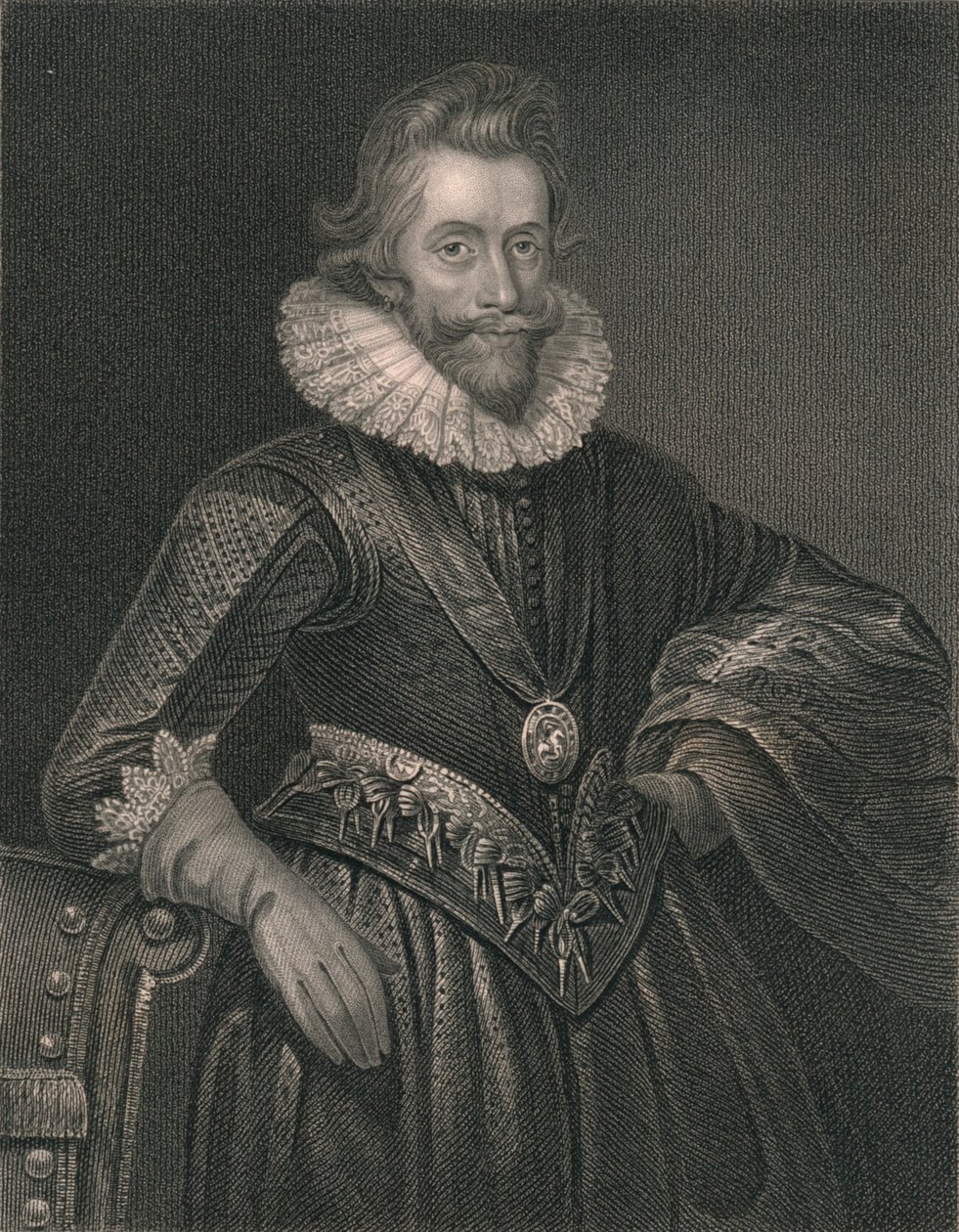 Henry Wriothesley, Earl of Southampton, um 1610er Jahre, frühes bis mittleres 19. Jahrhundert von Samuel Freeman