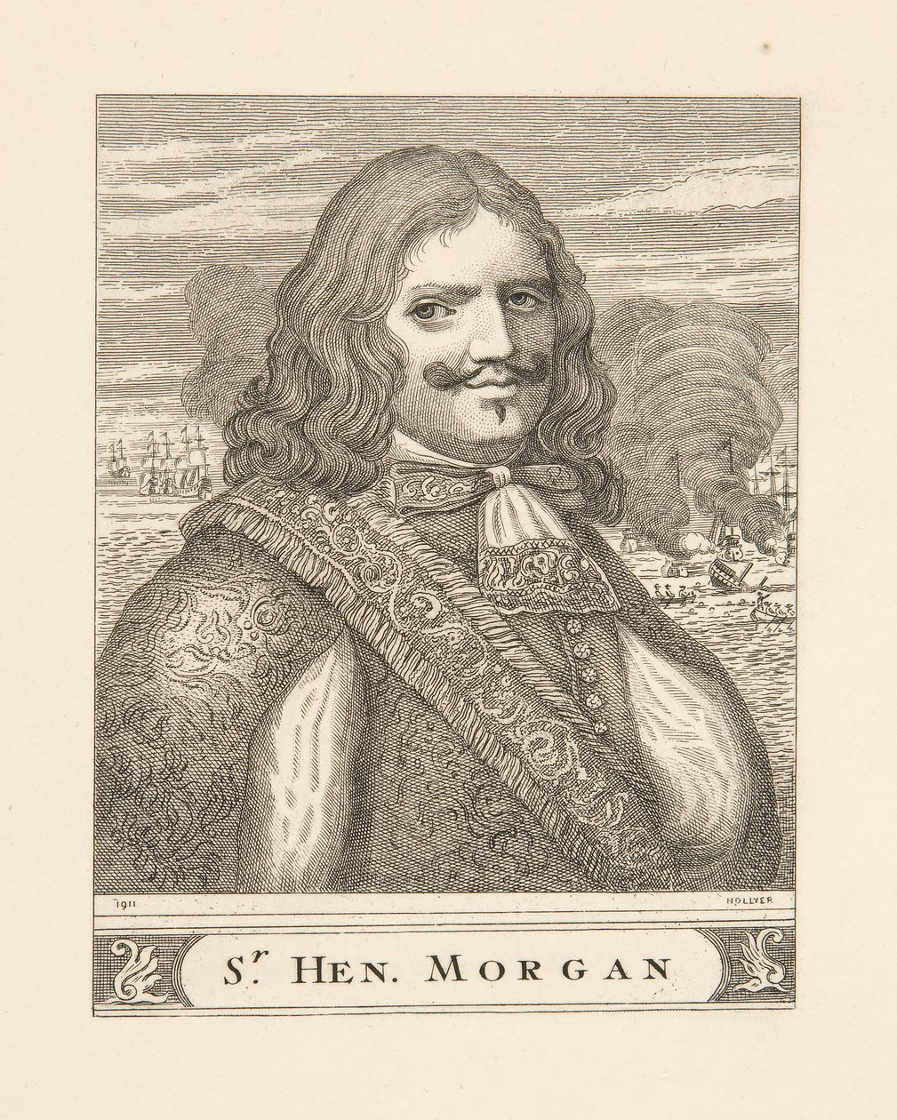 Sir Henry Morgan, veröffentlicht 1911 von Samuel Hollyer
