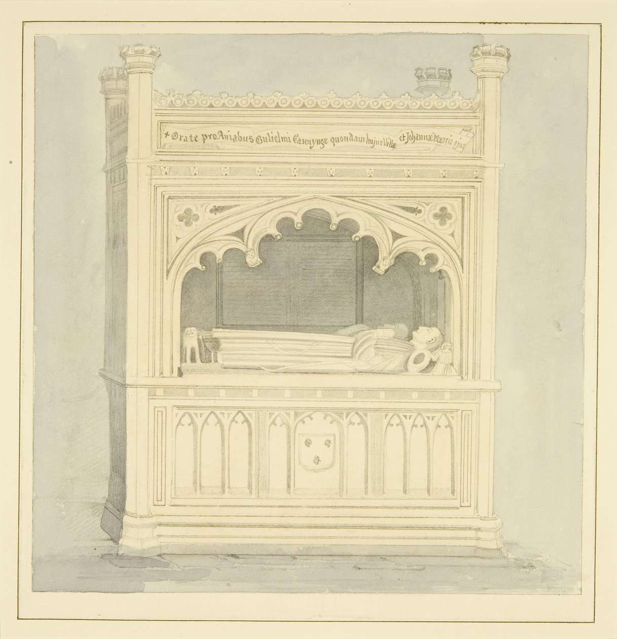Denkmal für William Canynges in St. Mary Redcliffe von Samuel Jackson