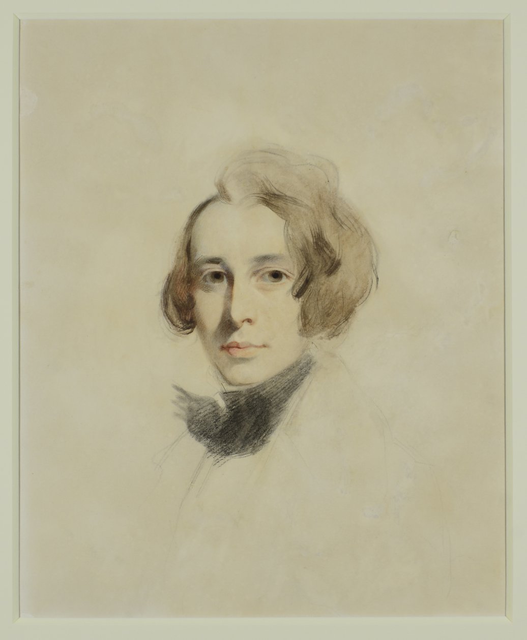 Vorzeichnung von Charles Dickens, 1837 von Samuel Laurence