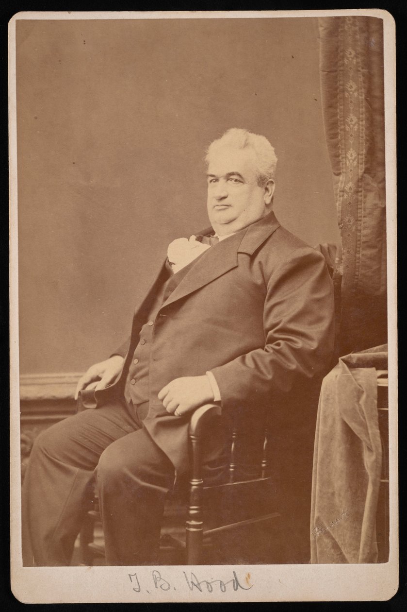 Porträt von Dr. T.B. Hood, zwischen 1876 und 1880 von Samuel Montague Fassett