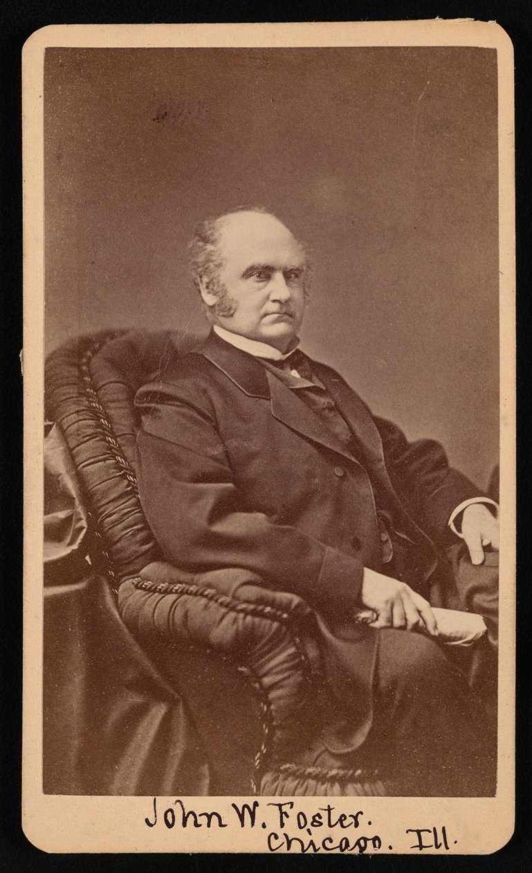 Porträt von John Wells Foster, 1815-1873, zwischen 1872 und 1873 von Samuel Montague Fassett