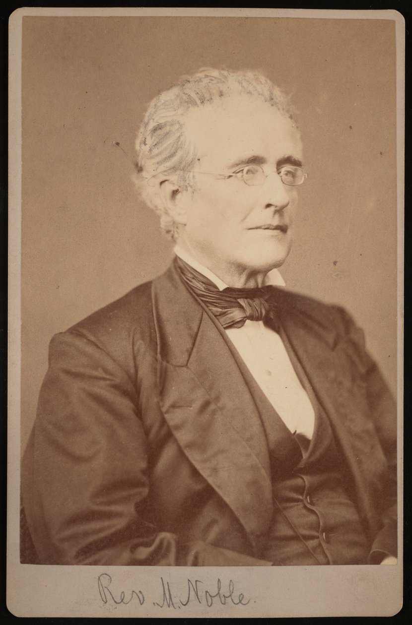 Porträt von Rev. Mason Noble 1809-1881, zwischen 1876 und 1880 von Samuel Montague Fassett