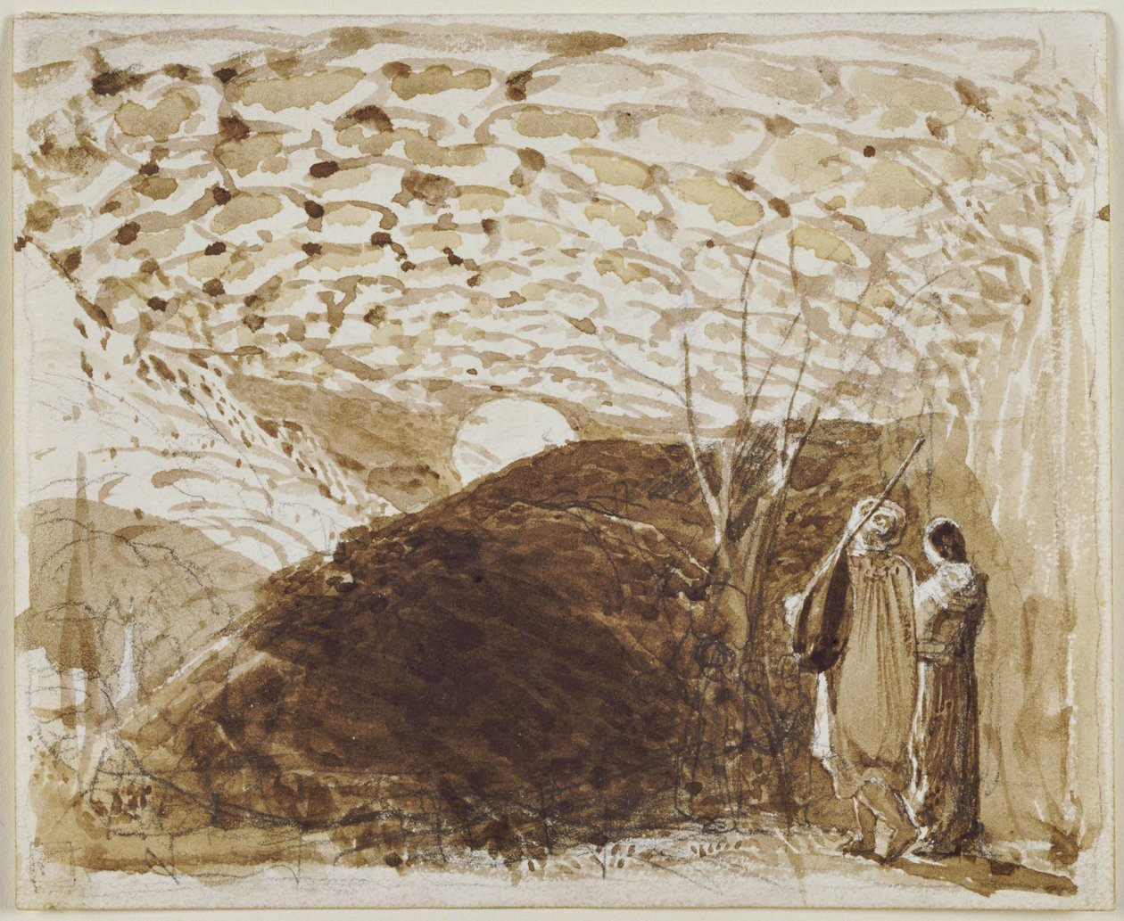 Mondscheinlandschaft von Samuel Palmer