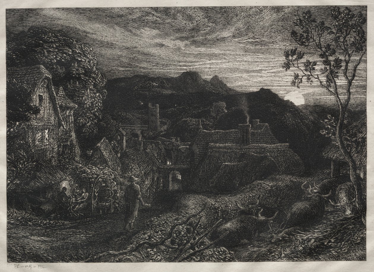 Der Glöckner, 1879 von Samuel Palmer