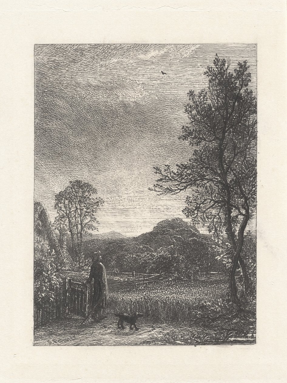 Die Feldlerche von Samuel Palmer