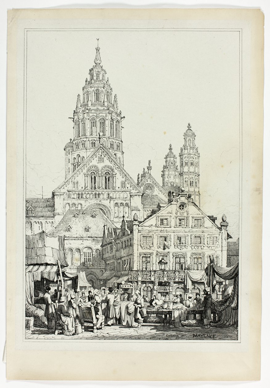 Kathedrale in Mainz von Samuel Prout