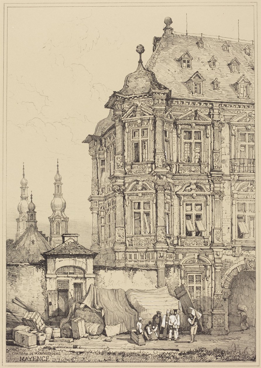 Schloss Martinsburg, Mainz von Samuel Prout