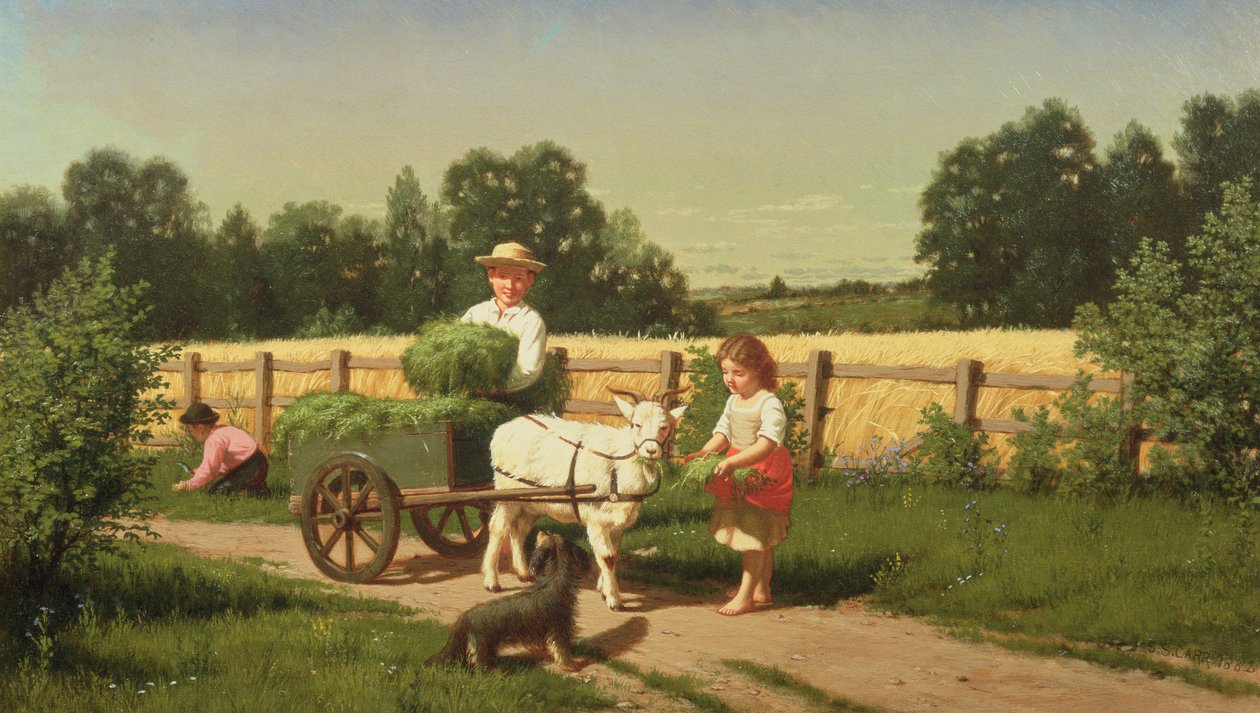 Der Ziegenkarren von Samuel S. Carr