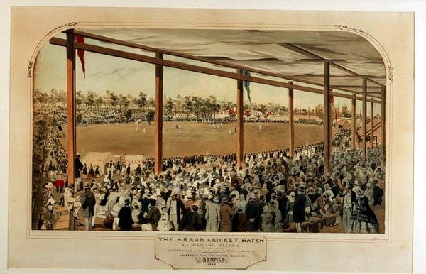Das große Cricket-Match: All England Eleven gegen die Zweiundzwanzig von New South Wales von Samuel Thomas Gill