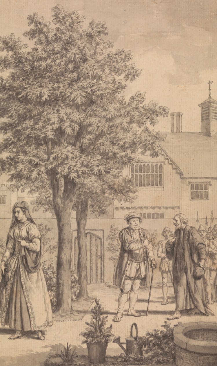 Catherine Parr, Heinrich VIII und Bischof Gardner von Samuel Wale