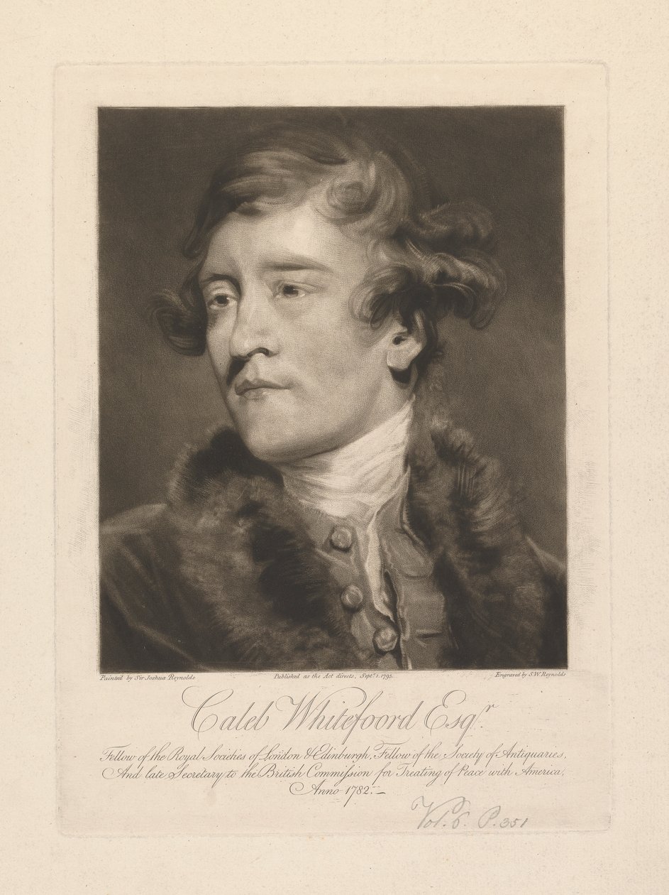 Caleb Whitefoord Esq. von Samuel William Reynolds