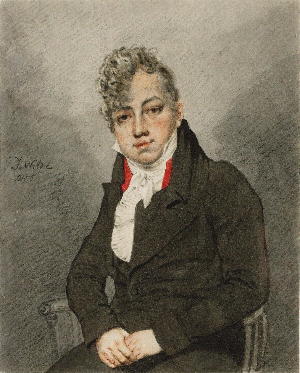 Porträt von Theodore Edward Hook 1788-1841, 1806 von Samuel de Wilde