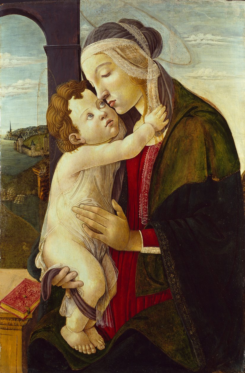 Die Jungfrau und das Kind von Sandro Botticelli