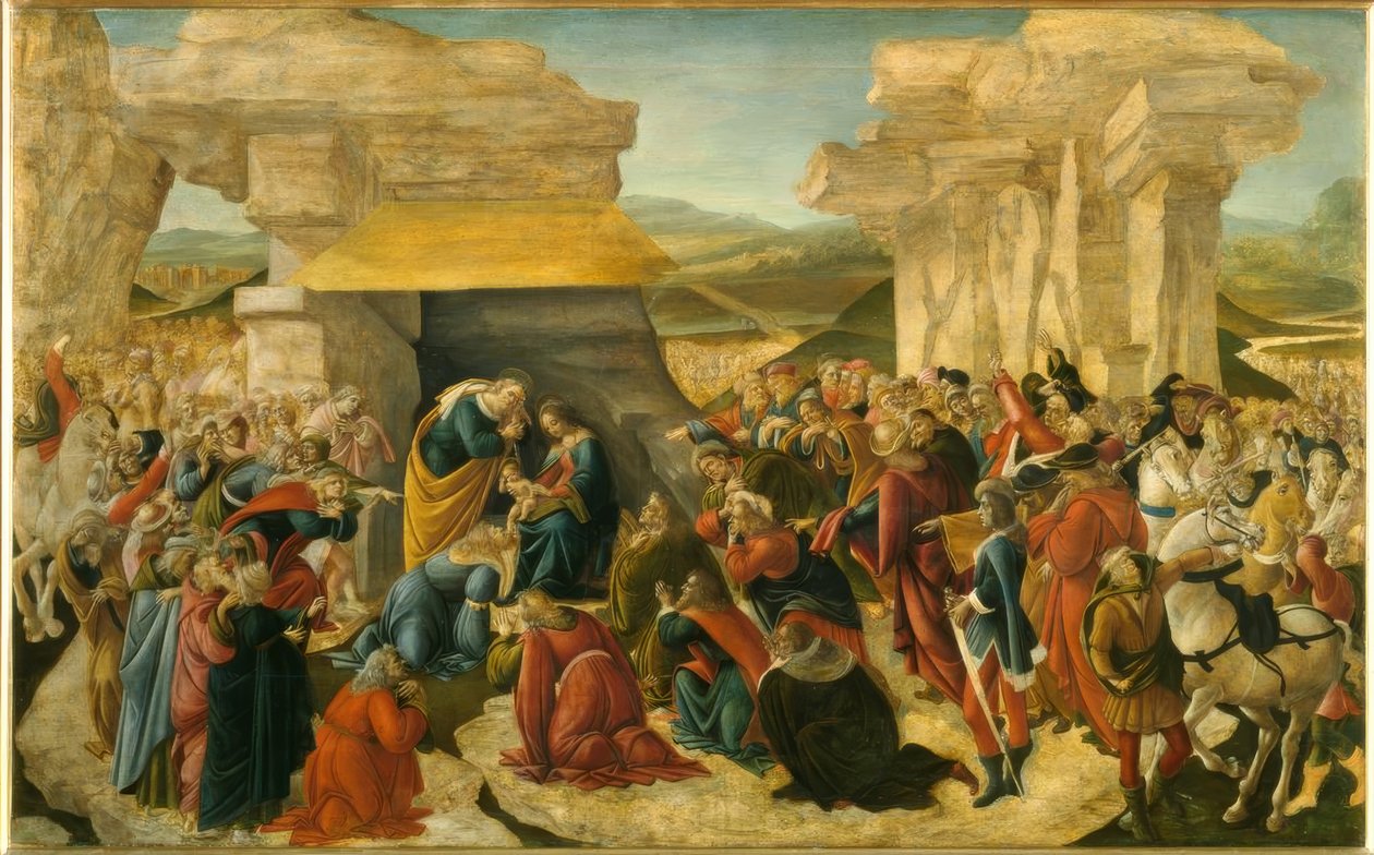 Anbetung der Könige von Sandro Botticelli