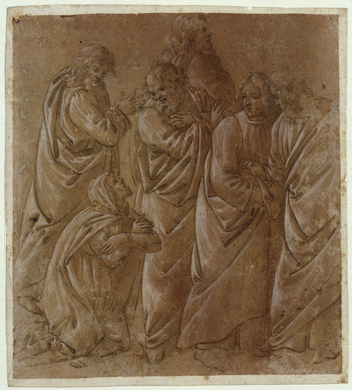 Die Frau aus Kanaan von Sandro Botticelli
