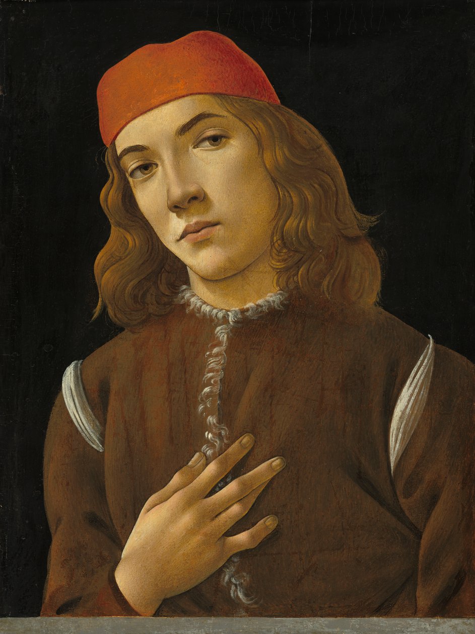 Porträt eines Jugendlichen, ca. 1482-85 von Sandro Botticelli