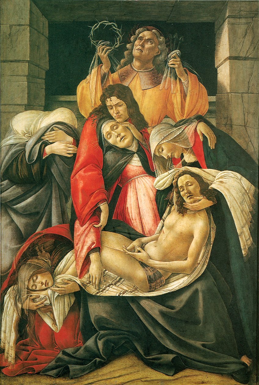 Die Beweinung Christi von Sandro Botticelli