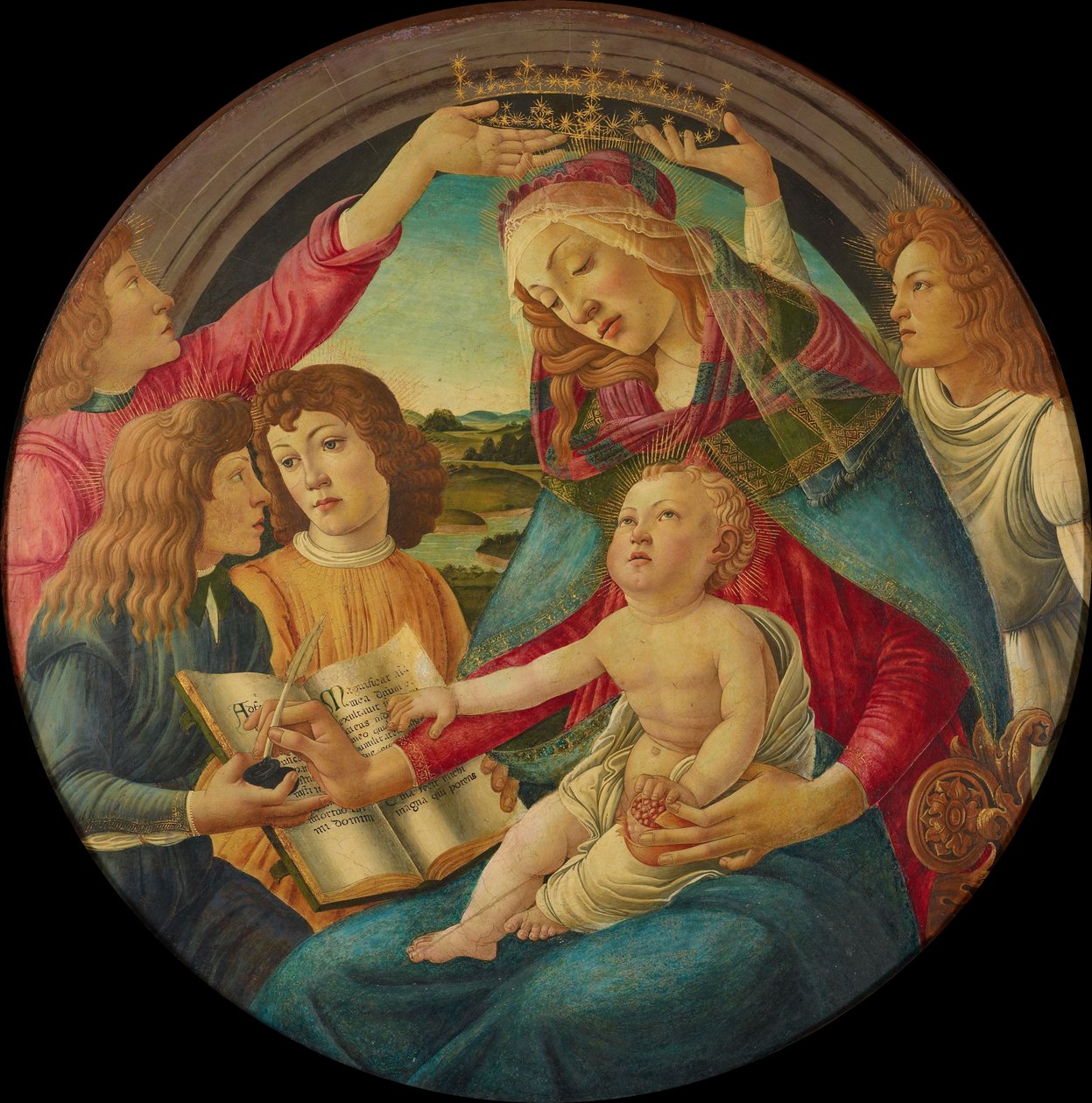 Kopie nach Madonna des Magnificats von Sandro Botticelli