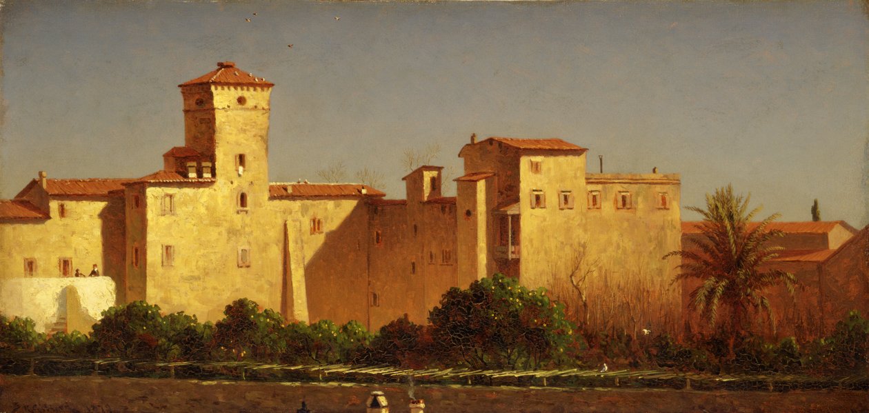 Villa Malta, Rom, 1879 von Sanford Robinson Gifford