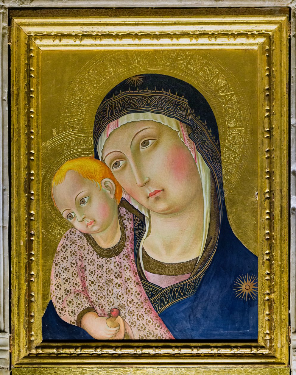 Madonna der Säule von Sano di also Ansano di Pietro di Mencio Pietro