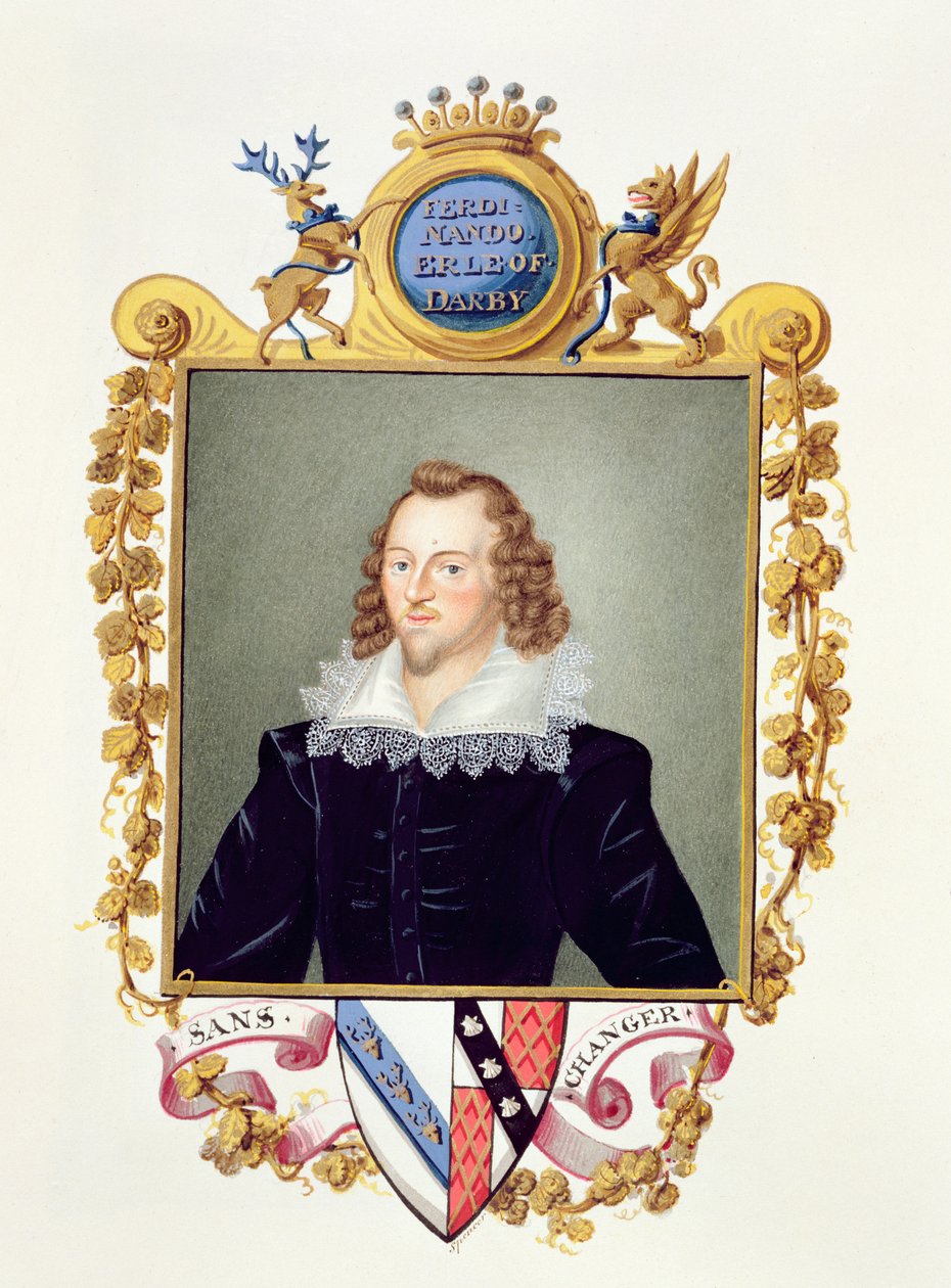 Porträt von Ferdinando Stanley, 5. Earl of Derby, aus 
