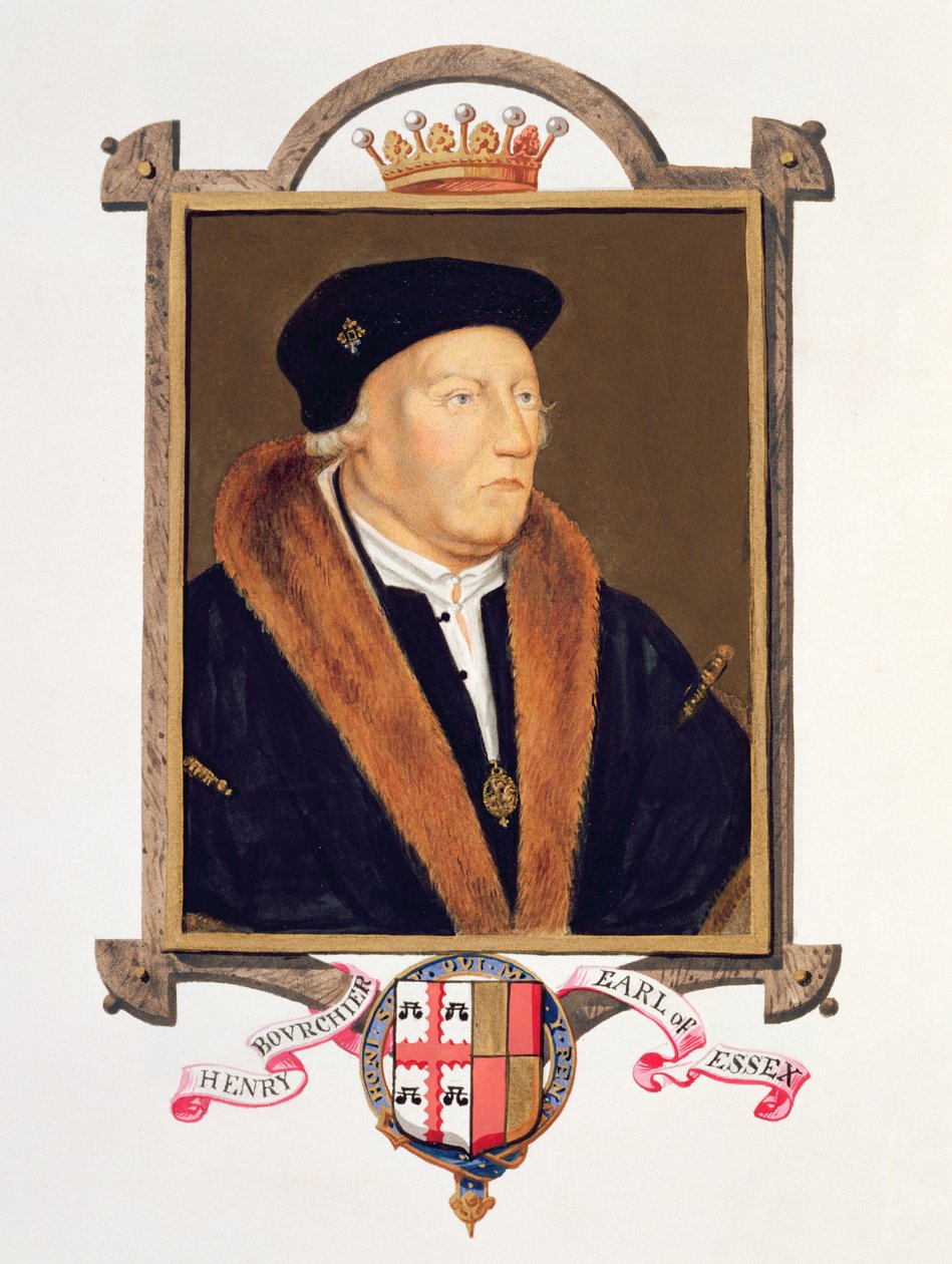 Porträt von Henry Bourchier (gest. 1539), 2. Earl of Essex aus 