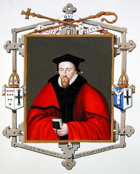 Porträt von John Whitgift (ca. 1530-1604) Erzbischof von Canterbury von Sarah Countess of Essex