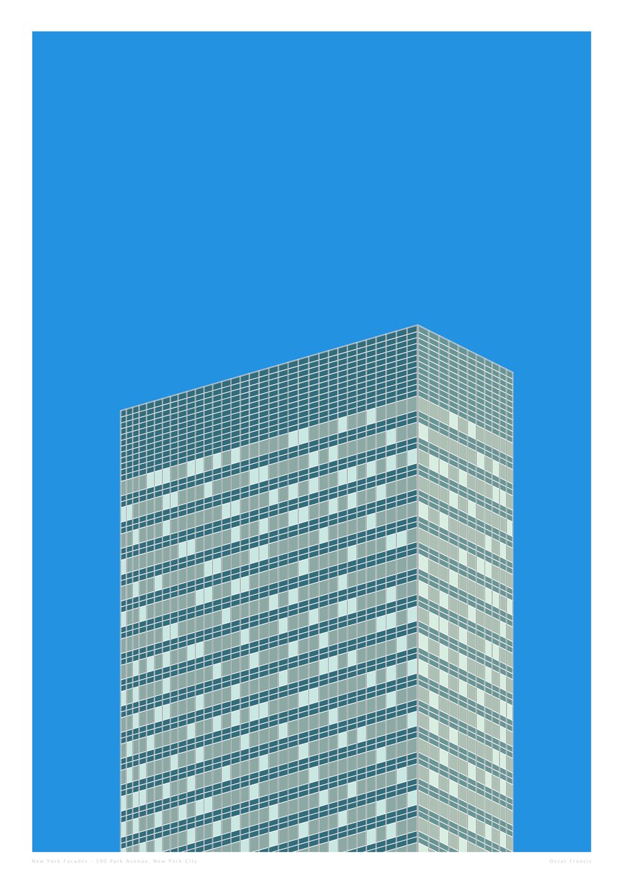 390 Park Avenue, NYC, 2014 von Sarah Evans