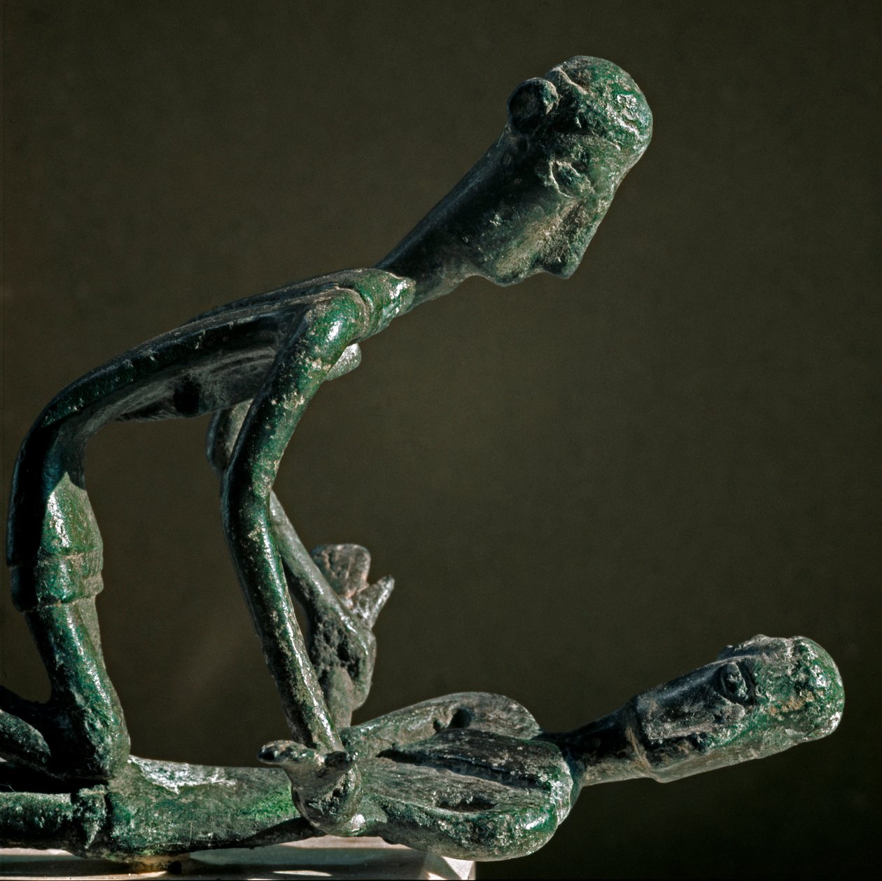 Nuragische Kultur (Nuraghi) Sardinien: Skulpturengruppe aus Bronze-Ringern. Vom Monte Arcosu. 8.-7. Jahrhundert v. Chr. Cagliari, Museo Nazionale Archeologico, Sardinien, Italien von Sardinia Nuragic Civilization