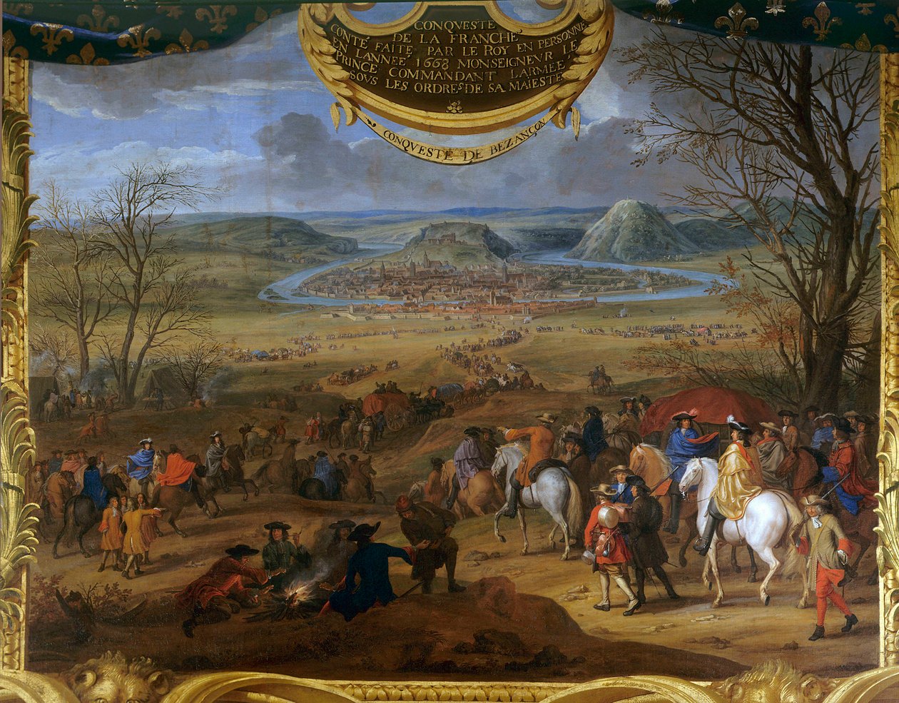 Die Taten von Louis II. Prinz von Bourbon Condé, Eroberung der Franche-Comté von Sauveur Le Conte