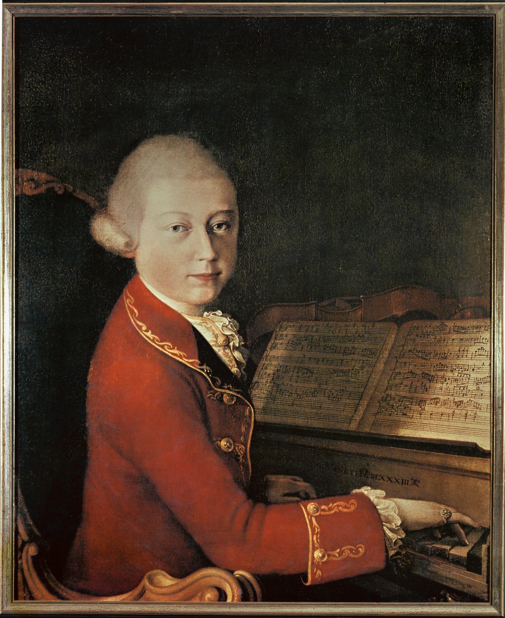Mozart in Verona von Saverio dalla (after) Rosa