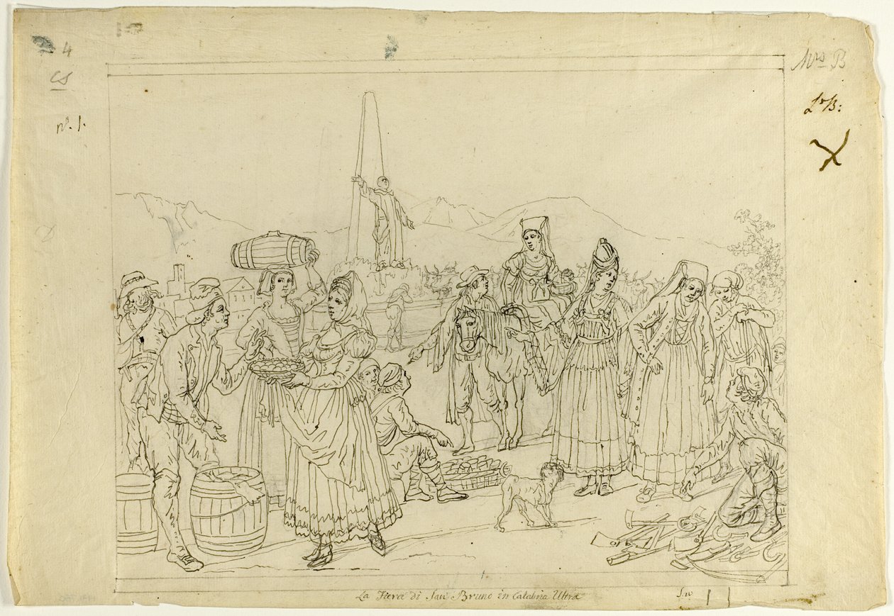 Marktszene von Saverio della Gatta