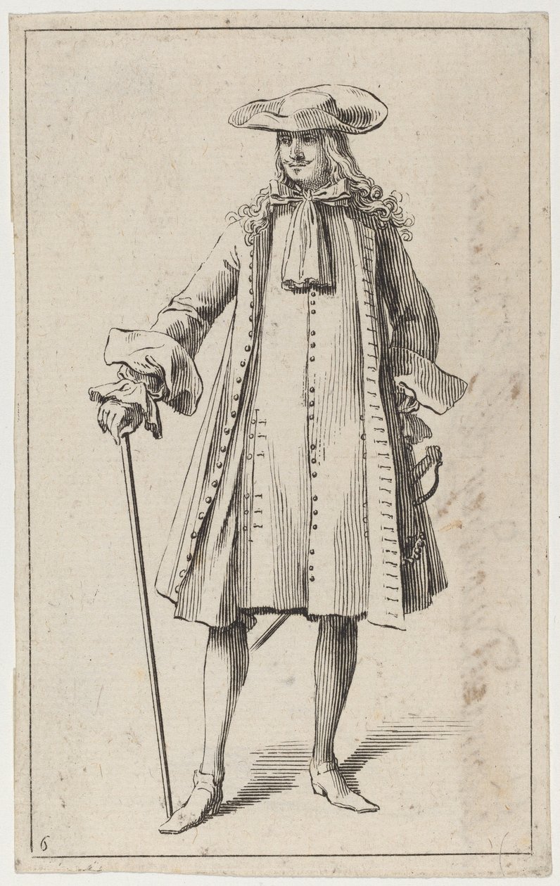 Mann mit Schwert von Sébastien Le Clerc the elder