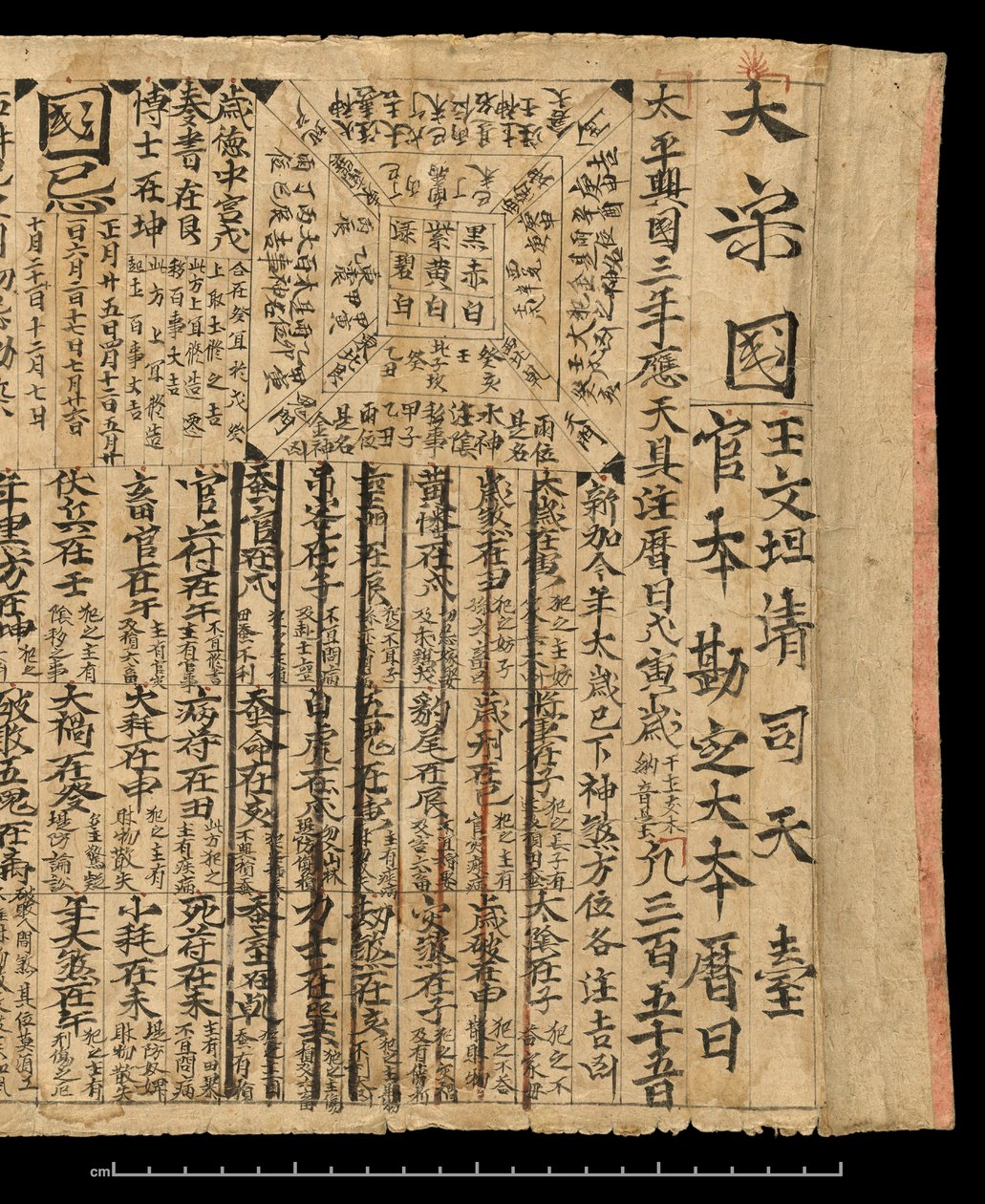 Almanach für das Jahr 978, Dunhuang Mogao, China, ca. 978 von School Chinese