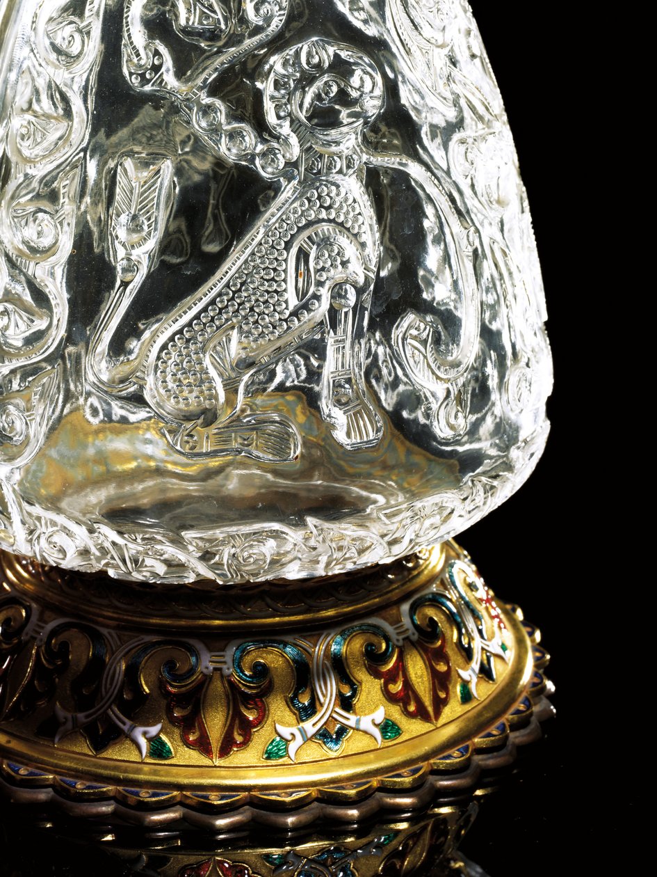 Fatimiden-Kanne, Ägypten, 975-1025, montiert von Jean-Valentin Morel, Sevres von School Egyptian
