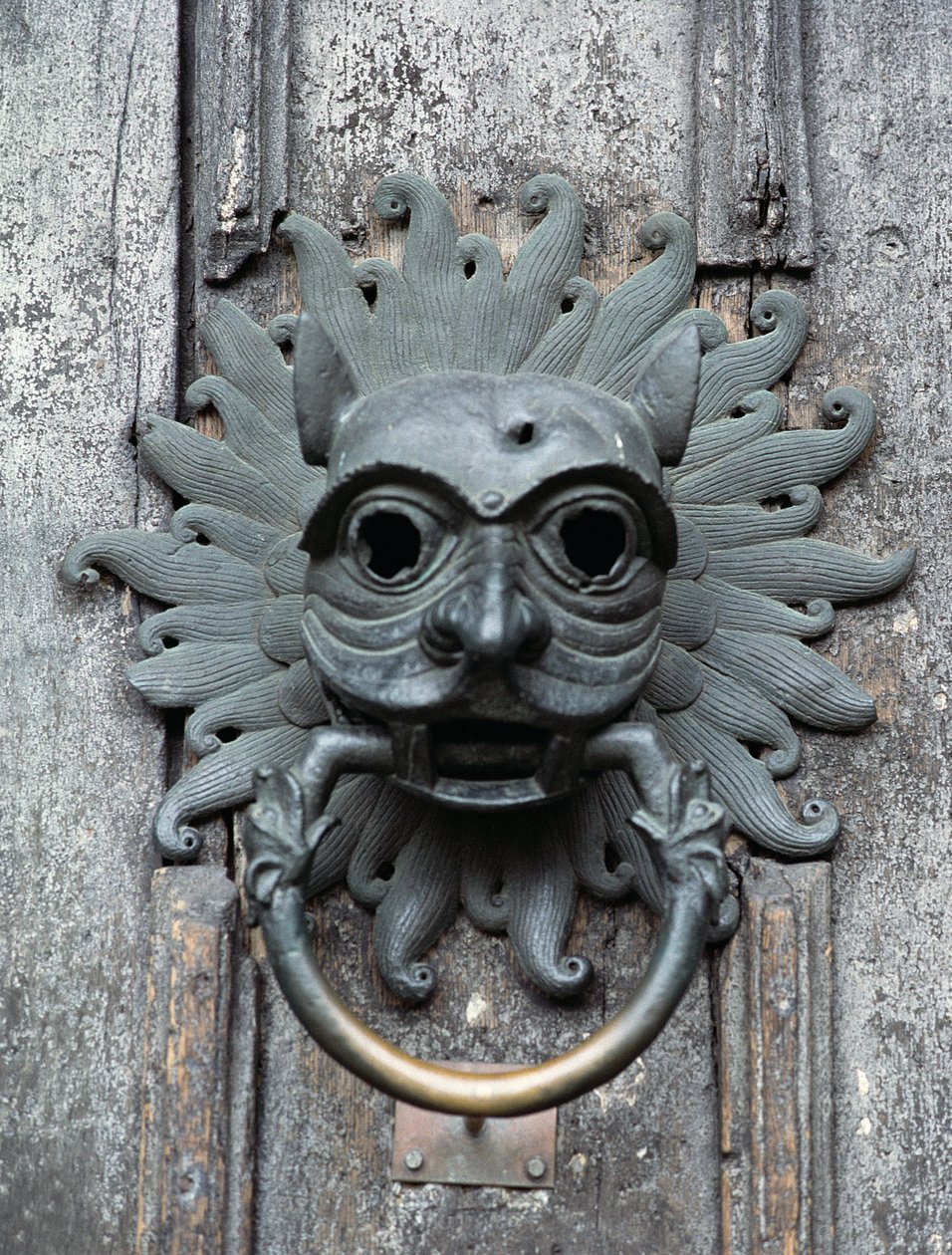 Sanctuary-Klopfer der Kathedrale von Durham, Kopie des Originals aus dem 12. Jahrhundert von School English