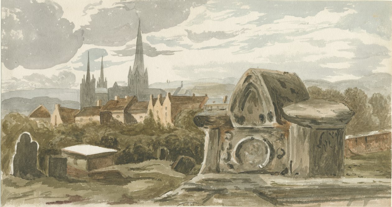 Lichfield - Altes Grab im St. Michael