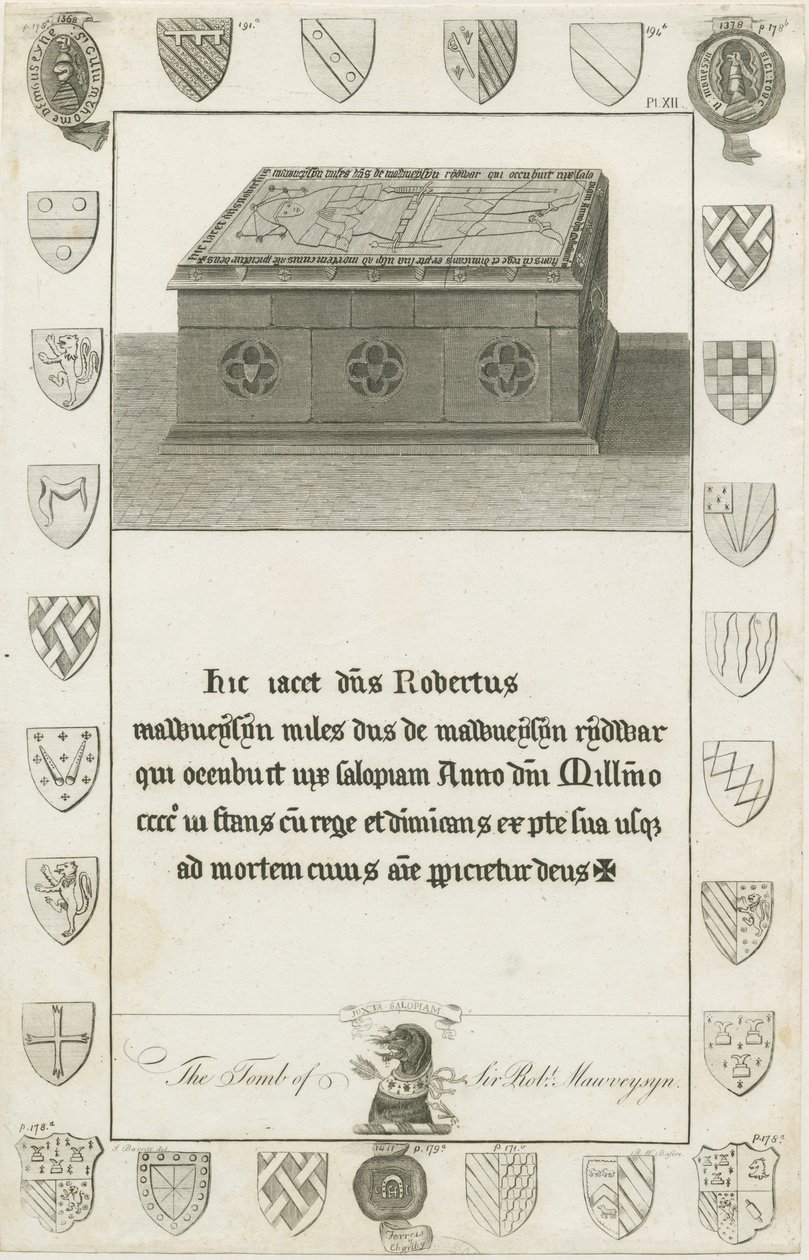 Mavesyn Ridware - Grab von Sir Robert Mavesyn von School English