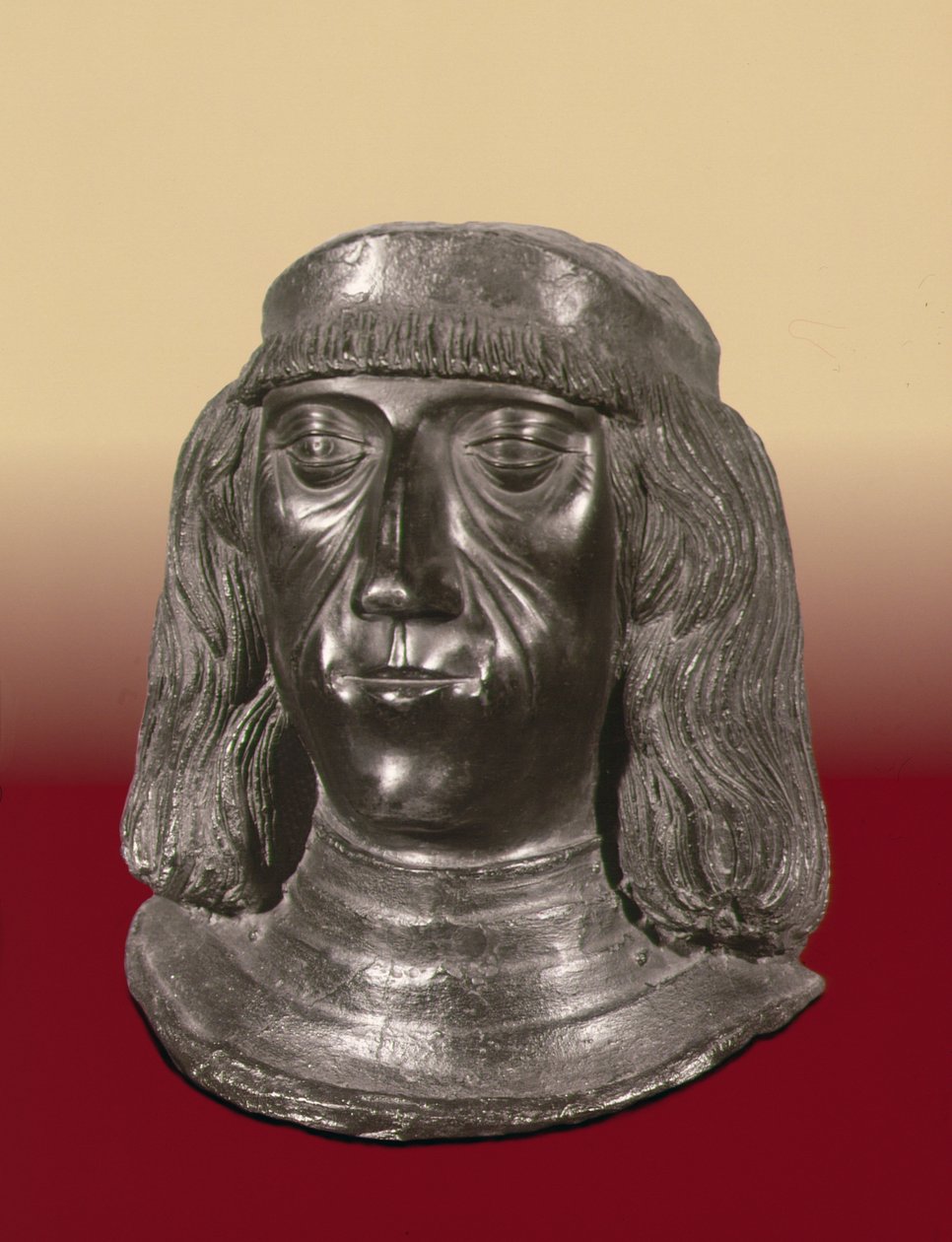 Porträtbüste des Heiligen Römischen Kaisers Maximilian I. (1459-1519) von School German