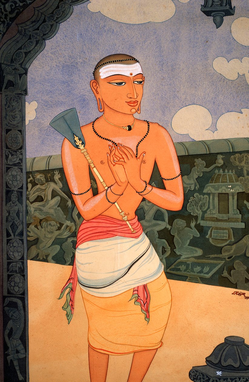 Hinduistischer Mönch von School Indian