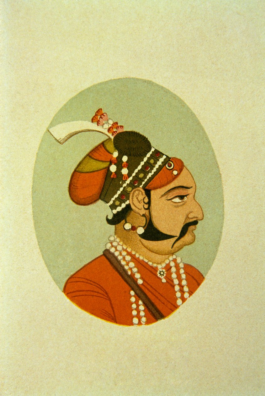 Porträt von Maharaja Jaisalmar Jaswant Singh, Indien von School Indian