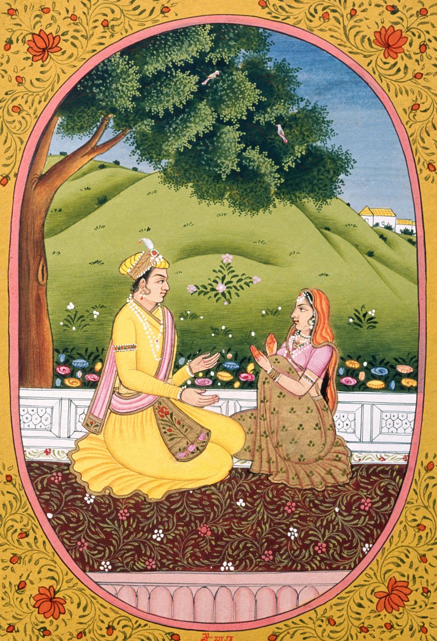Jahreskalenderbild & Malerei für einen hinduistischen Monat Baisakh, Indien von School Indian