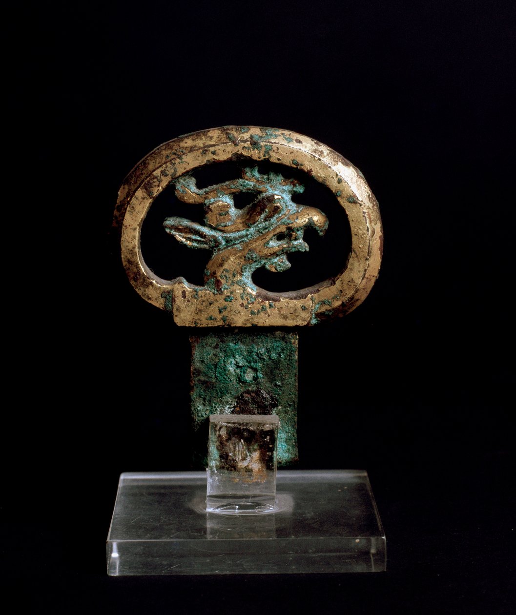 Bronzegriff mit Greifenkopf, 6.-5. Jahrhundert v. Chr. von Japanese School