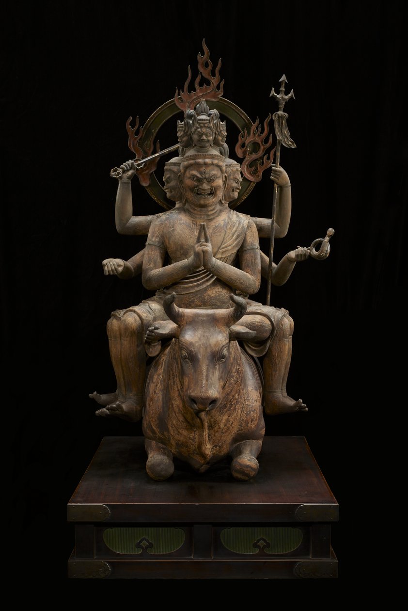 König der Weisheit von Ehrfurcht gebietender Macht (Daiitoku Myōō) von Japanese School