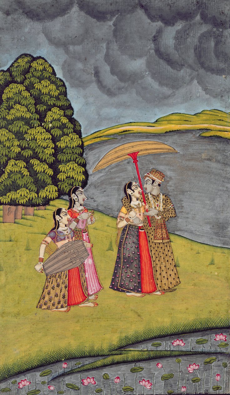 Malari Ragini, aus einer Ragamala-Serie, Murshidabad, ca. 1770-75 von School Mughal