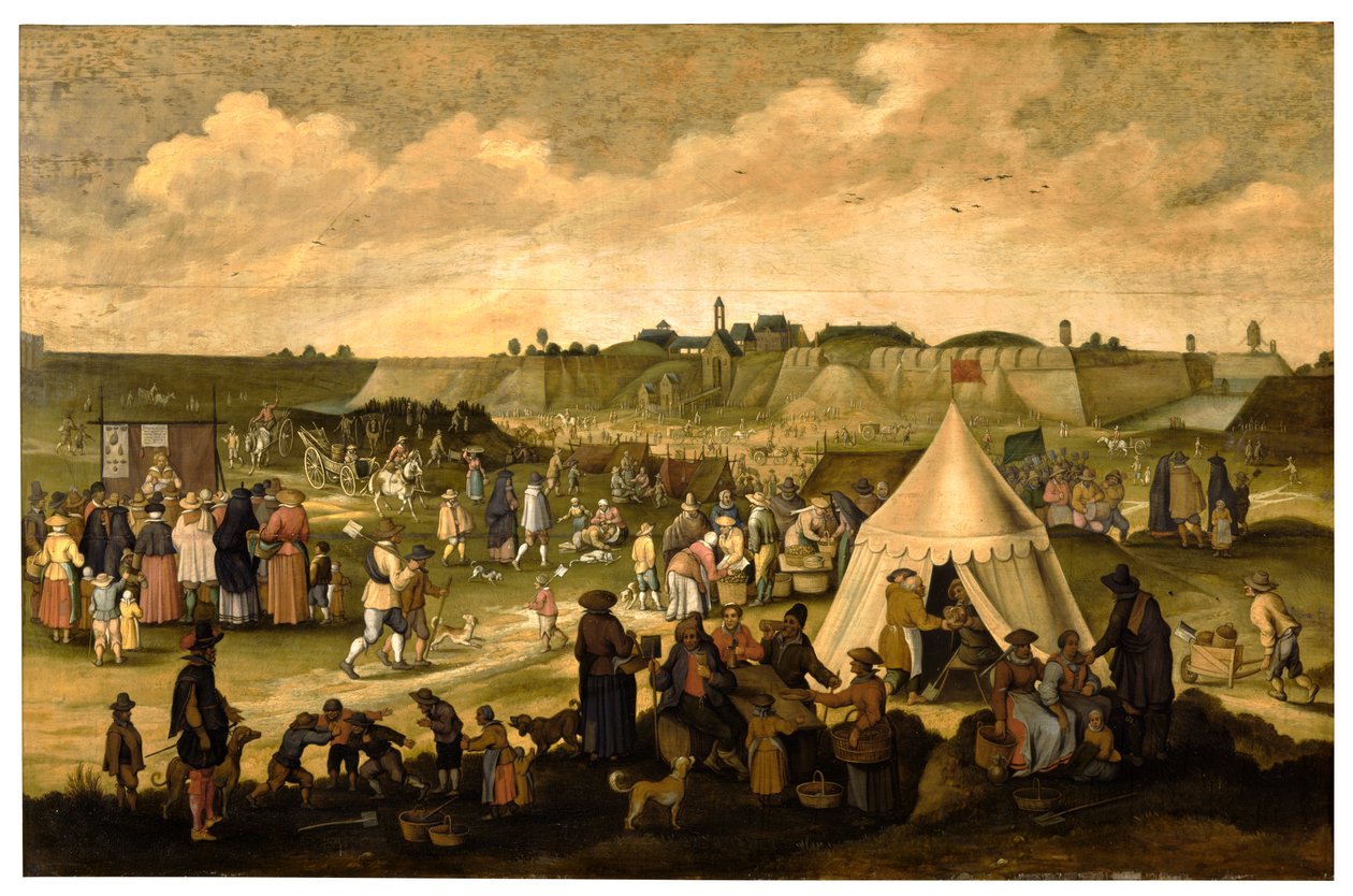 Das Schloss der Spanier in Antwerpen von School Netherlandish