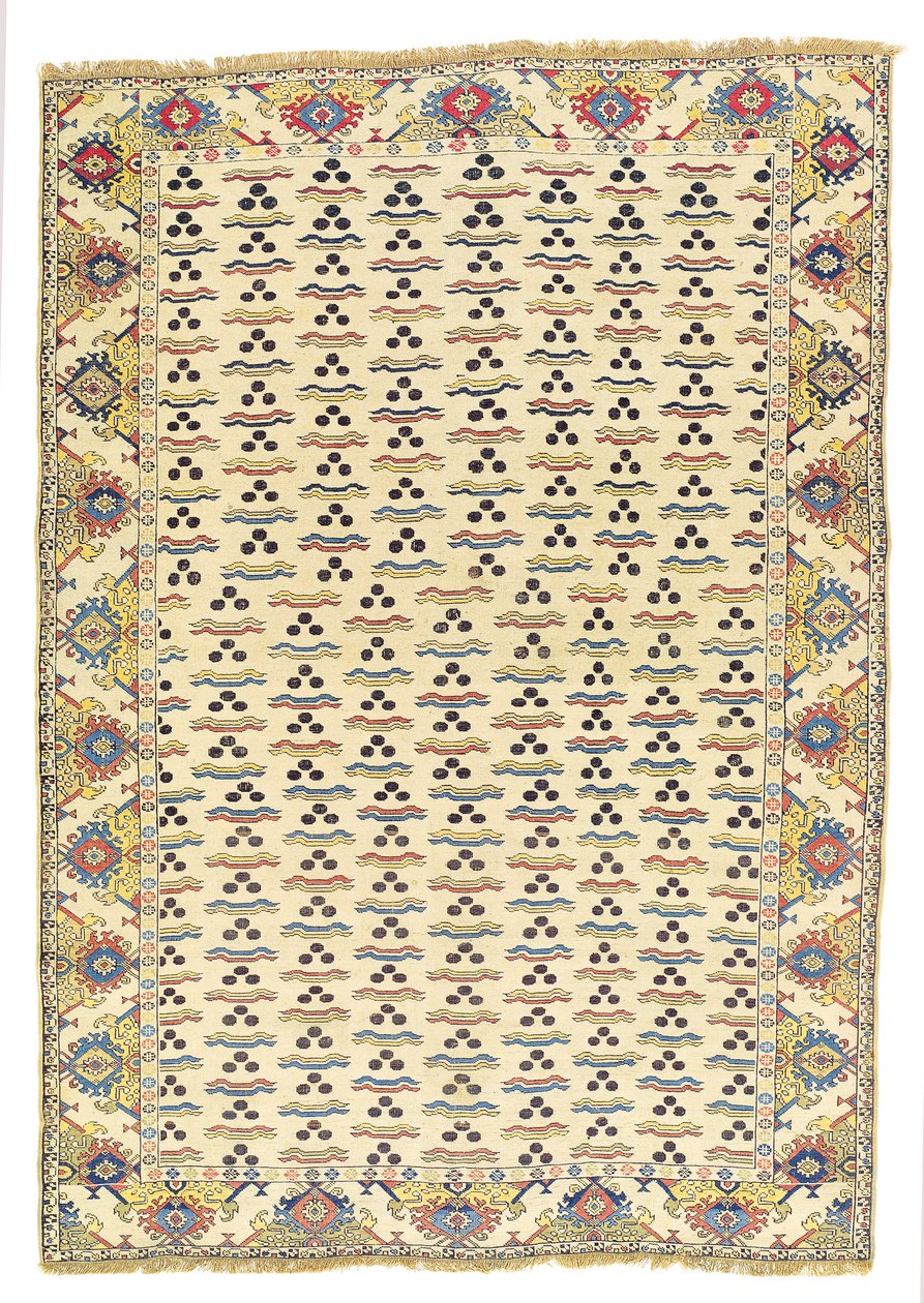 Tuduc Cintamani Teppich, frühes 20. Jahrhundert von School Romanian